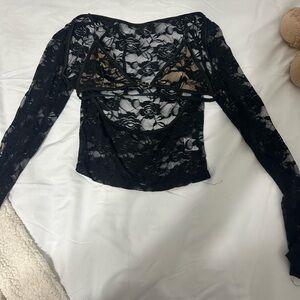 lace party top